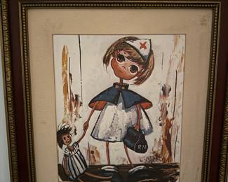 Original "The Nurse" Painting by Maggie Hartnett