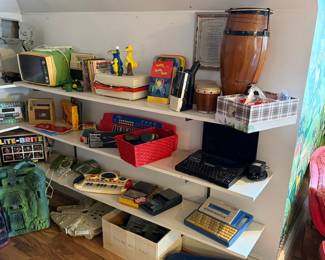 Assorted Vintage Electronics and Toys Lot