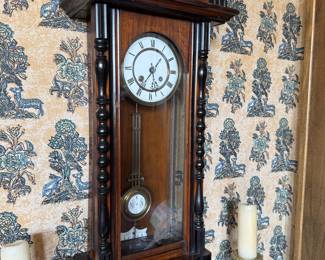 Antique Vienna Regulator Wall Clock