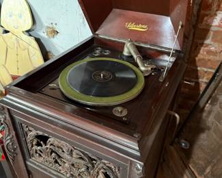 Silvertone Model VII Mahogany Phonograph