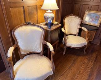 Pair of Louis XV Style Armchairs