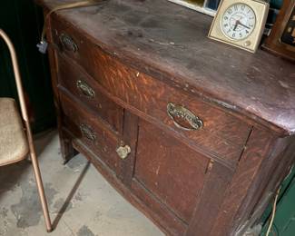 Antique Tiger Oak Dresser