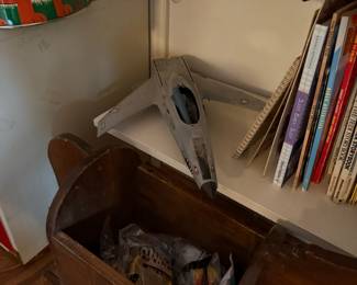 Vintage Plastic Model Jet Fighter Toy