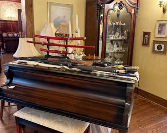 Collection of Decorative Swords and Firearms