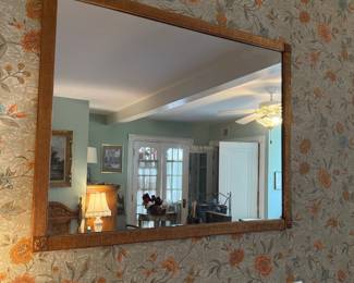 Ornate Giltwood Mirror with Acanthus Leaf Motif