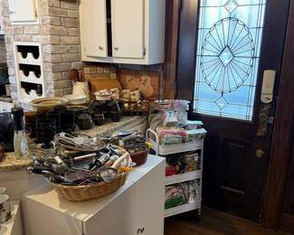Assorted Kitchen Utensils and Cookware Set