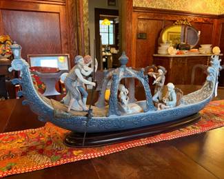 Lladro "In the Gondola Couple" Porcelain Figurine