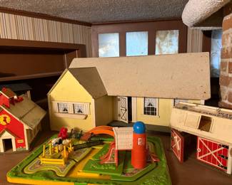 Fisher-Price Play Family Farm and Schoolhouse Playset