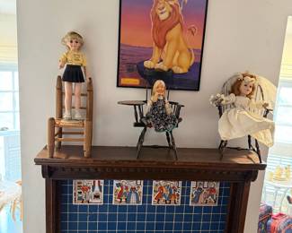 Vintage Porcelain Dolls in Themed Outfits