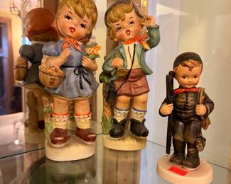 Vintage Goebel "Hummel" Figurines: "School Boy" #82 and "Chimney Sweep"