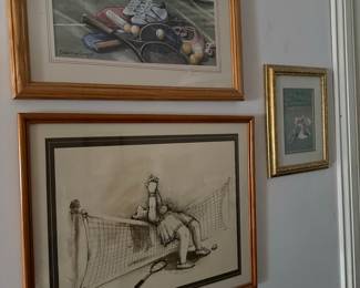 Gary Patterson Tennis Art Prints