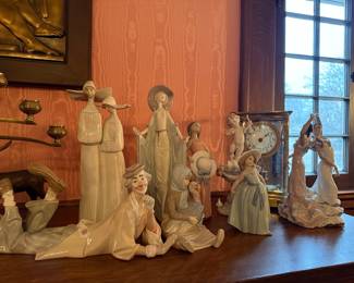Collection of Lladro Porcelain Figurines