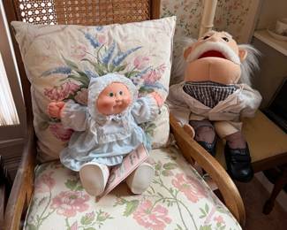 1985 Cabbage Patch Kid Preemie Doll and Dr. Moody Puppet