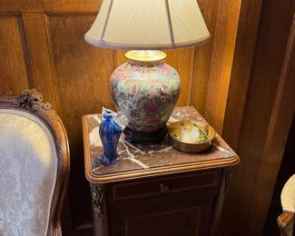 Vintage Frederick Cooper Chinoiserie Porcelain Lamp
