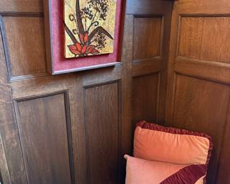 Textured Floral Relief Art by Liz Jardine