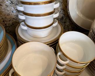 Italian China Soup Set