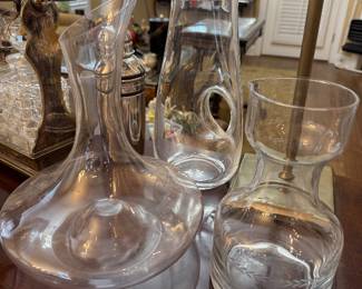 Variety of Decanters & Pitchers