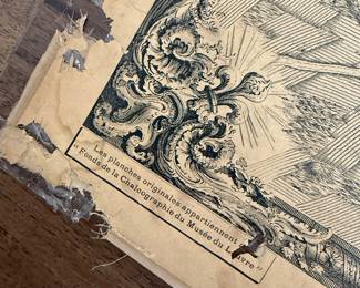 Antique Map of Paris