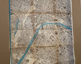 Large Map of Paris (we have 4)