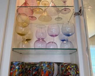 Colorful Stemware