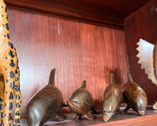 Wood Dolphins