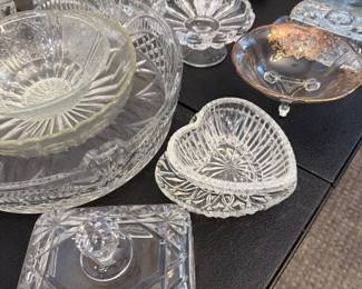 Selection of Clear Glass & Crystal