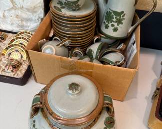 Pottery Coffee Set from Mexico