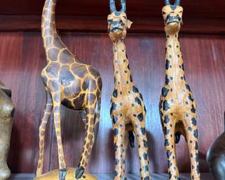 Wood Giraffes