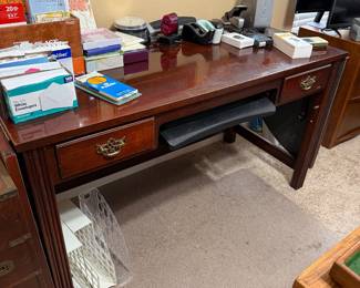 Drop Side Wood Desk