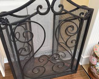 Metal Fireplace Screen
