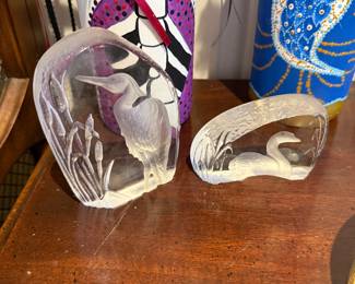 Crystal Bird Figurines