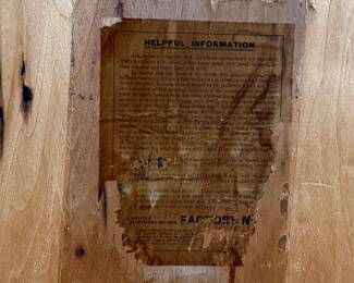 This lot features a stunning highboy dresser with a harp mirror with six (6) drawers and sitting on casters. This dresser measures with mirror, 65” H x 33.5” W x 18” D.