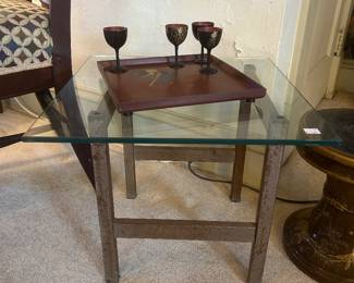 Japanese Wine Glasses & Table
