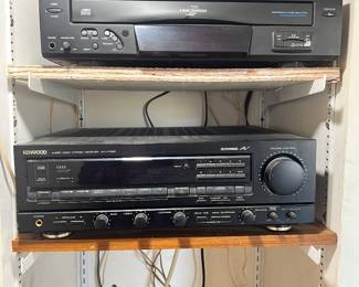 RCA Five Disc Changer & Kenwood Stereo Receiver