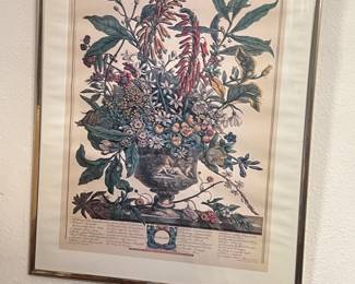 January “Twelve Months of Flowers” Art