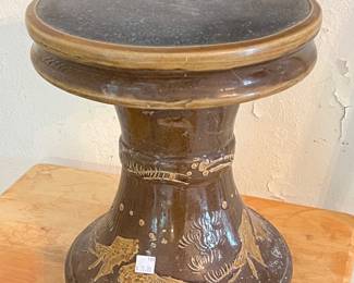 Japanese Art Deco Stool Pottery