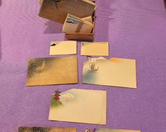Decorative Japanese art cards