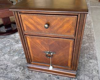 Wooden filing cabinet 