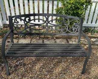 Metal bench 
