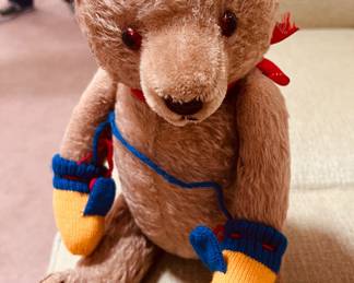 Vintage Mohair Jointed Teddy Bear