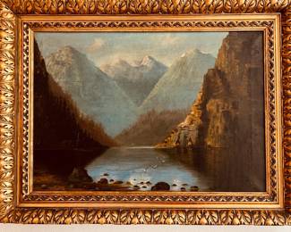 Norwegian Artist E.  Mehl 1906 