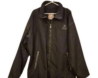 Men's Bacardi Silver Nylon Jacket Size Large