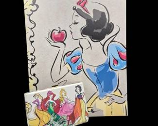 Disney Princess Pairing: Snow White Wall Art & Princess Clutch