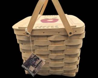 Basketville Handcrafted Basket with Handles - Signed