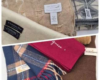 Warm Scarves - Christian Dior, Anne Klein, Cashmere & More