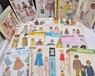 21 Vintage Pattern Variety - McCalls, Simplicity, Butterick (#1)