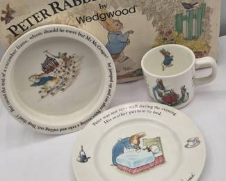 Beatrix Potter “Peter Rabbit” Nursery Set by Wedgwood
