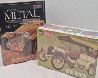 Model Kit Cars - Sealed Monogram MG and Hobbie-Kits Buick