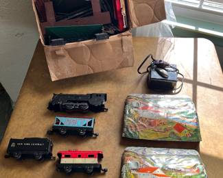 vintage Marx electric train set