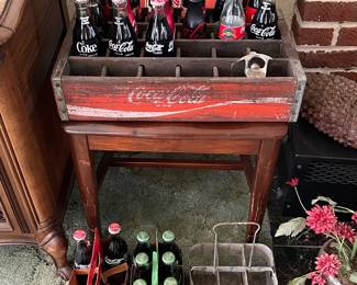 Coke bottles and collectibles